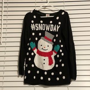 Snow man sweater